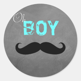 Rond Sticker Moustache