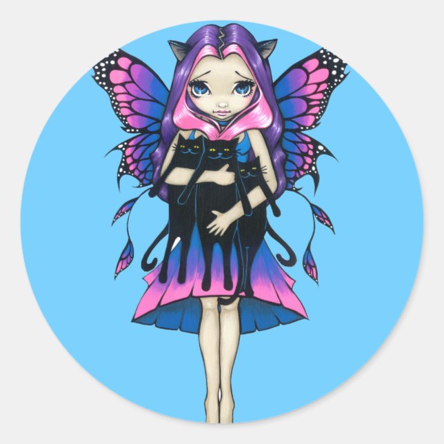 Rond Sticker "My Three Kitties" (Devant)