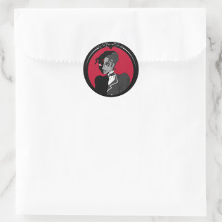 Rond Sticker Myna Harker BRW