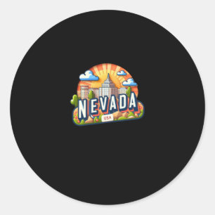 Rond Sticker Nevada