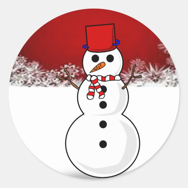 Rond Sticker Noël (Devant)