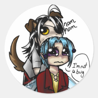Rond Sticker Nomnom
