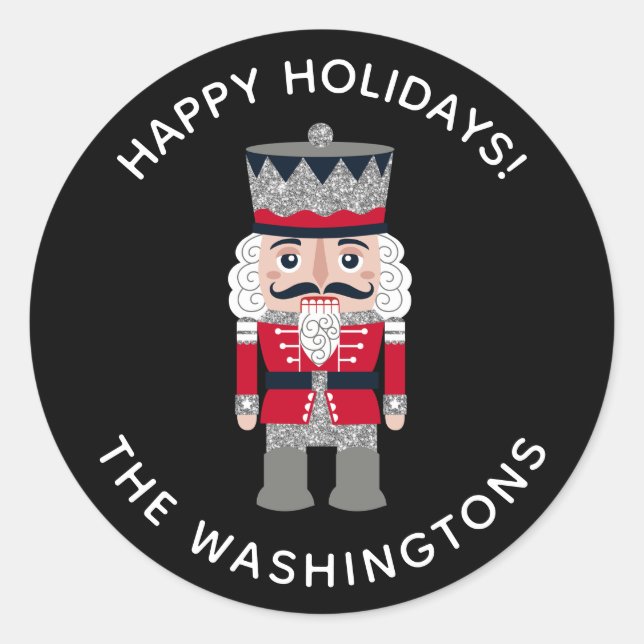 Rond Sticker Nutcracker (Devant)