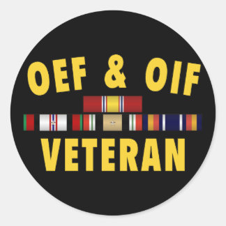 Rond Sticker OEF & OIF