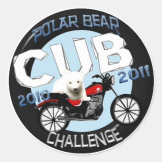 Rond Sticker officiel du Défi de l'ours polaire