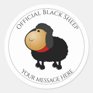 Rond Sticker officiel noir