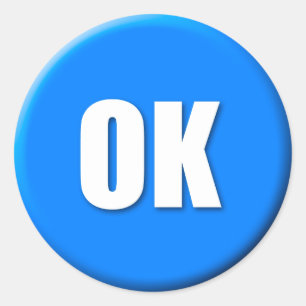 Rond Sticker OK (grand)