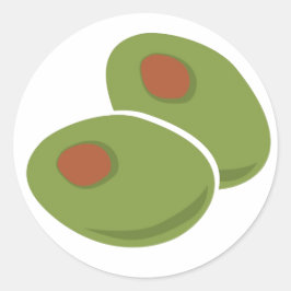 Rond Sticker Olives