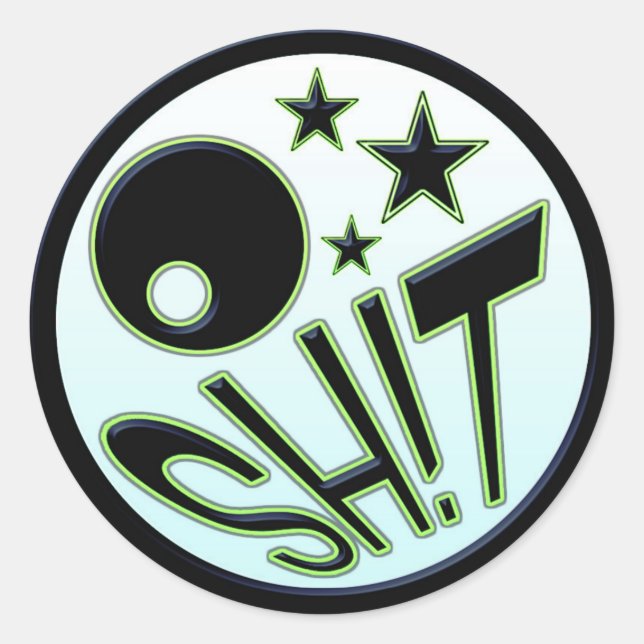 Rond Sticker O'SH ! T (Devant)