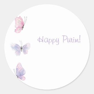 Rond Sticker papillon
