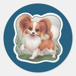 Rond Sticker Papillon