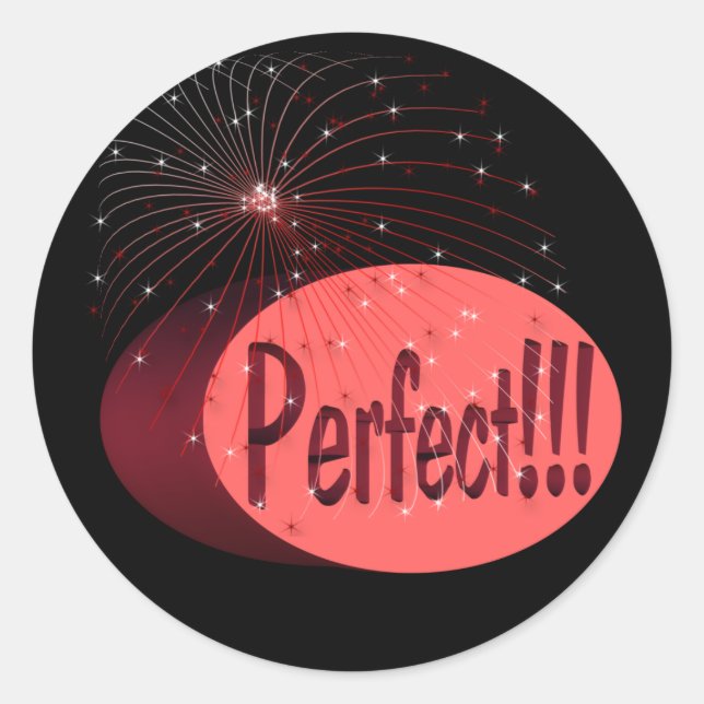 Rond Sticker parfait (Devant)
