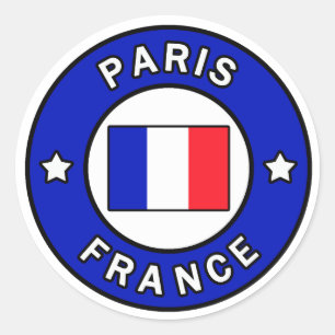 Rond Sticker Paris France