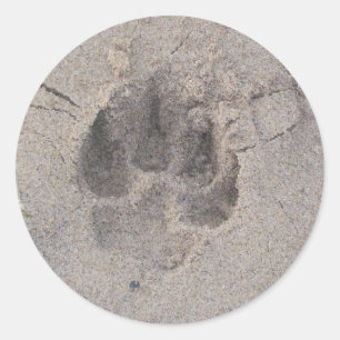 Rond Sticker Pawprint