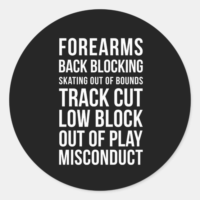 ROND STICKER PÉNIBLE (Devant)