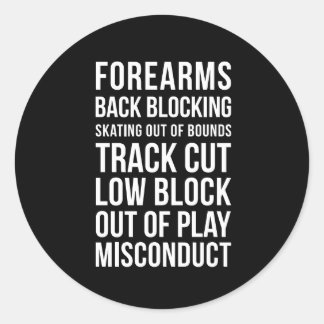 ROND STICKER PÉNIBLE