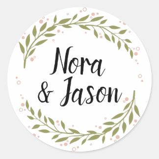 Rond Sticker personnalisable de couronne