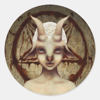 Rond Sticker PETIT BAPHOMET