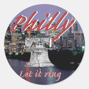 Rond Sticker Philadelphia Pennsylvania