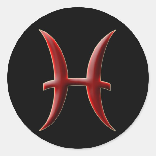 Rond Sticker Pisces #2 (Devant)