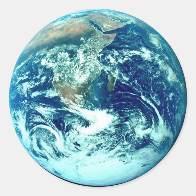 Rond Sticker Planet Earth (Devant)