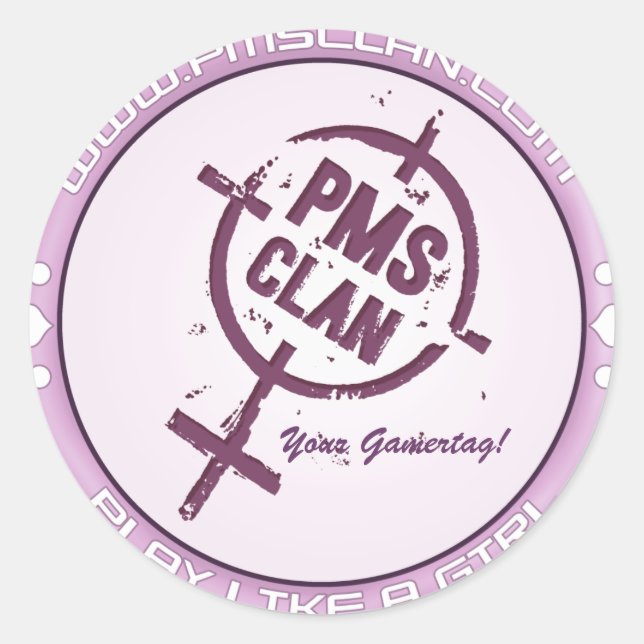 Rond Sticker PMS - Logo Violet 2 (Devant)