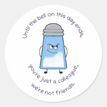 Sticker Poem Salty Couplet "Pas d'amis"