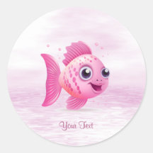 Sticker Poisson Rose