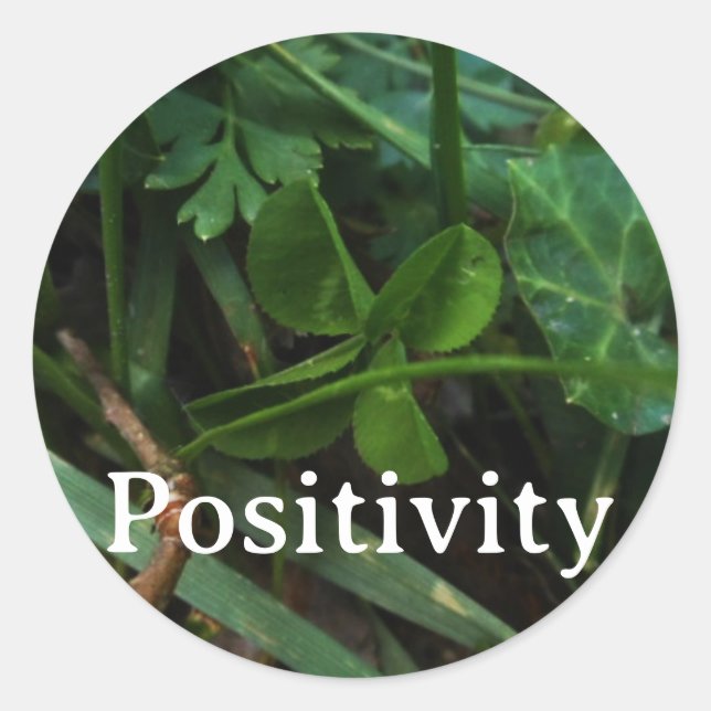 Rond Sticker 'Positivity' (Devant)