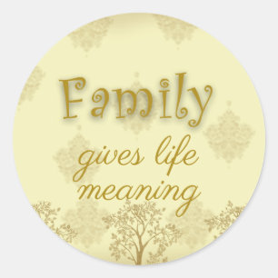 Rond Sticker pour album de famille