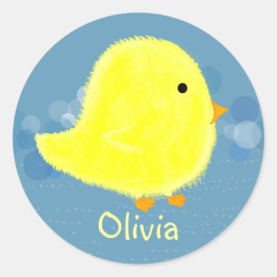 Rond Sticker pour bébé Olivia Cute