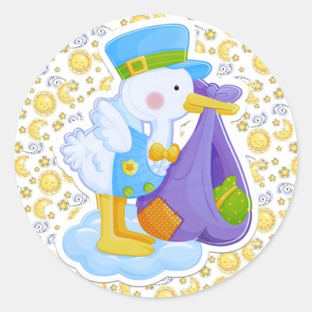 Rond Sticker pour bébé par SRF (Devant)