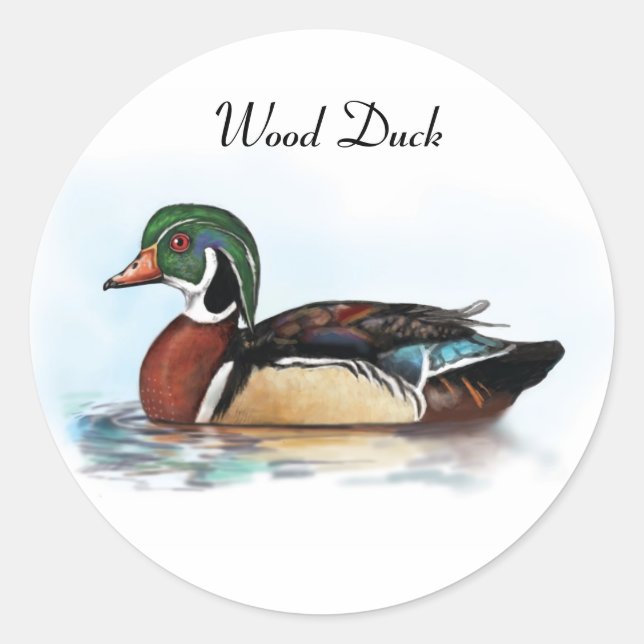 Rond Sticker pour canard à bois (Devant)