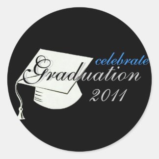 Rond Sticker pour célébrer la graduation 2011