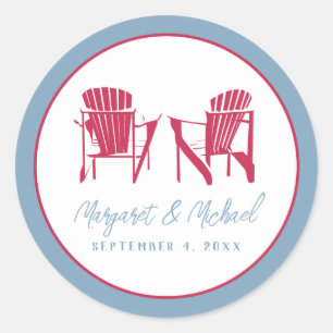 Rond Sticker pour chaises Adirondack - Personnalisé