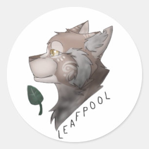 Rond Sticker pour chats guerriers Leafpool