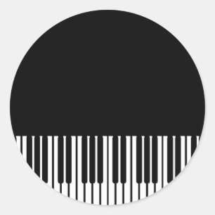Rond Sticker pour clavier pour piano