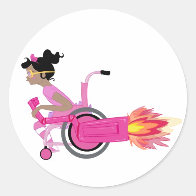 Rond Sticker pour fauteuil roulant (Devant)