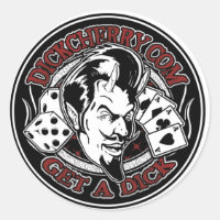 Sticker pour homme diable
