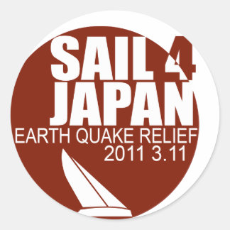 Rond Sticker pour Japon