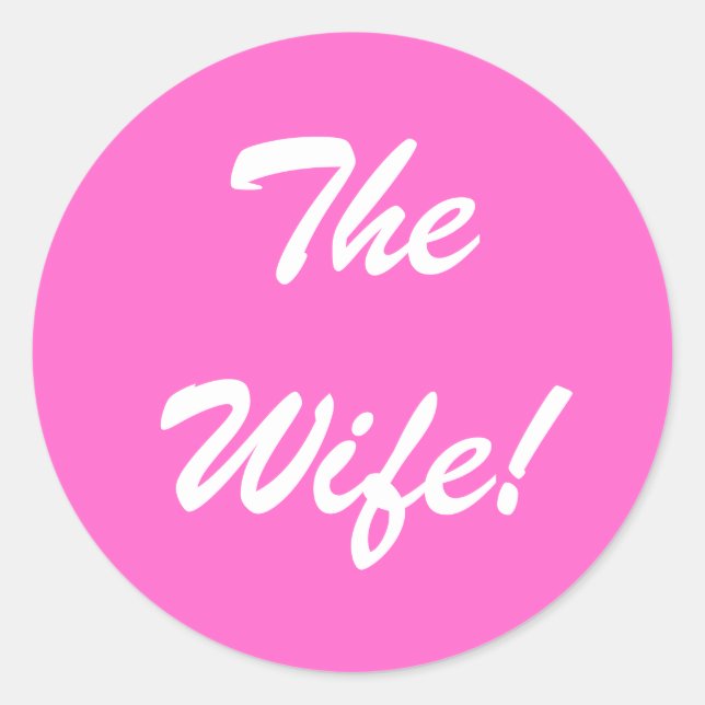 Rond Sticker pour la femme (Devant)