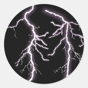 Rond Sticker pour la foudre