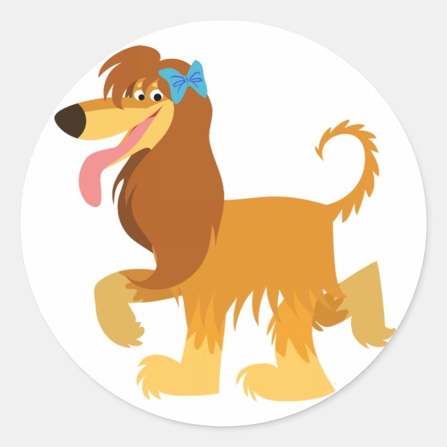 Rond Sticker pour la hache afghane très prêt (Devant)
