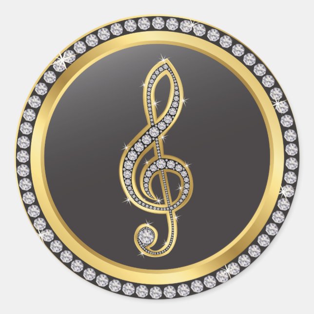 Rond Sticker pour la musique de boule - SRF (Devant)