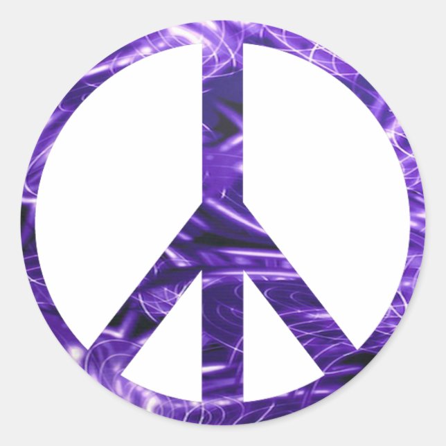 Rond Sticker pour la paix (Devant)