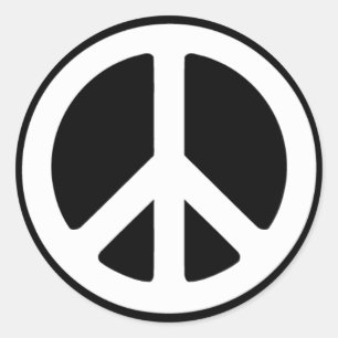 Rond Sticker pour la paix