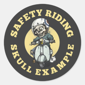 Rond Sticker pour la sécurité