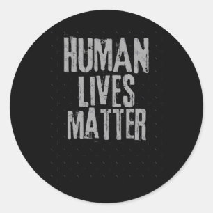 Rond Sticker pour la vie humaine1