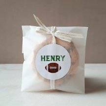 Sticker pour l'anniversaire de football