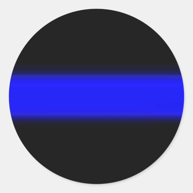 Rond Sticker pour l'application de la loi policière (Devant)
